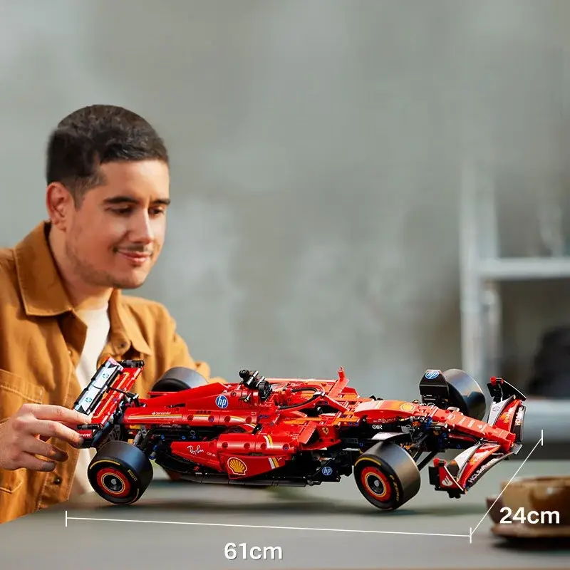 Купити Конструктор Technic F1 Ferrari SF-24 1361 деталей формула 1 феррарі 1:8 (42207) сумісний з LEGO лего за 2390 грн