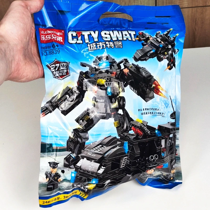 Купити Конструктор 585 деталей міська поліція Lego SWAT 8в3 за 490 грн