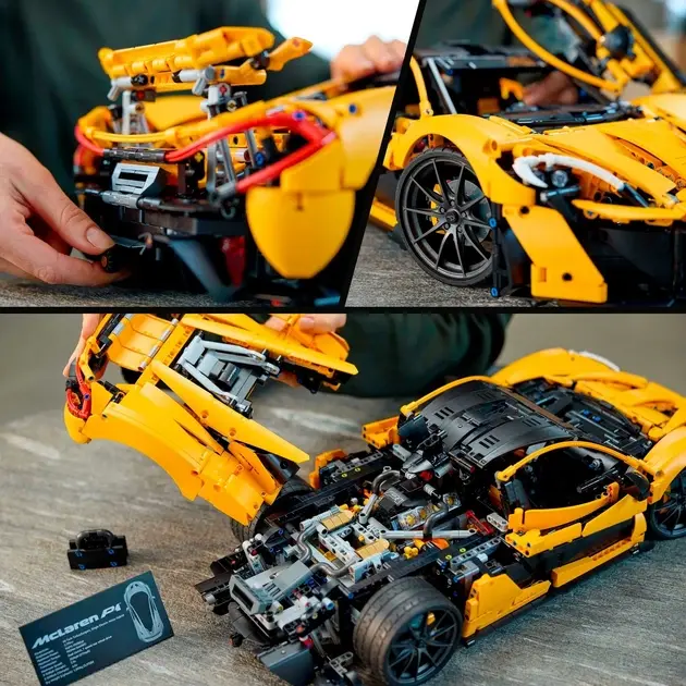 Купити Конструктор Technic McLaren P1 3893 деталі машинка макларен 1:8 (42172) сумісний з LEGO лего за 3690 грн