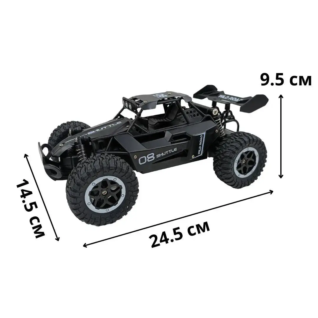 Купити Машинка позашляховик багі на радіокеруванні Off-Road 08 SHUTTLE 20 км/год Black за 799 грн