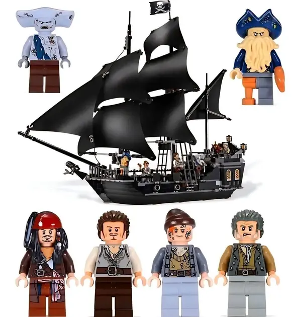 Купити Конструктор корабель Чорна перлина пірати карибського моря 804 деталі сумісний з лего за 1590 грн