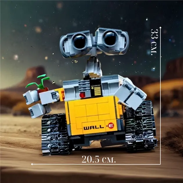 Купити Конструктор Воллі робот Wall-E 687 деталей сумісний з лего за 980 грн