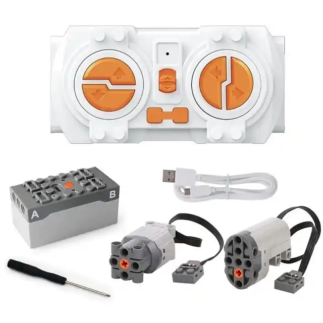 Купити Комплект дистанційного керування для конструкторів Technic пульт, блок живлення, мотори за 699 грн