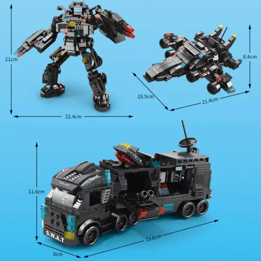 Купити Конструктор 585 деталей міська поліція Lego SWAT 8в3 за 490 грн