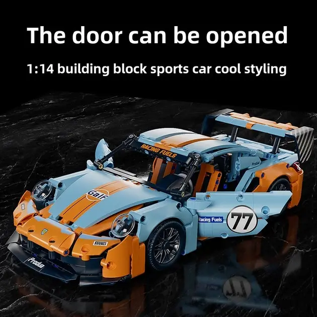 Купити Конструктор Technic Porsche 911 порше 1:14 машинка на 1288 деталей за 1090 грн