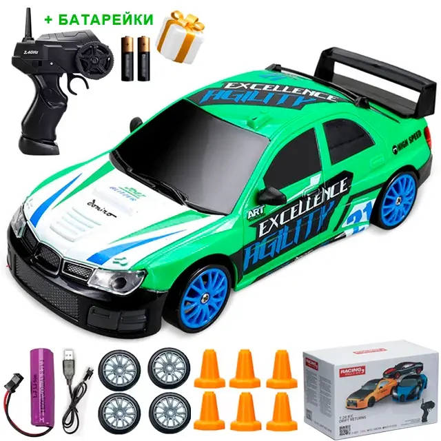 Купити Машинка для дрифту на радіокеруванні 1:24 Subaru Impreza 4WD / Субару на радіокеруванні дрифт за 650 грн