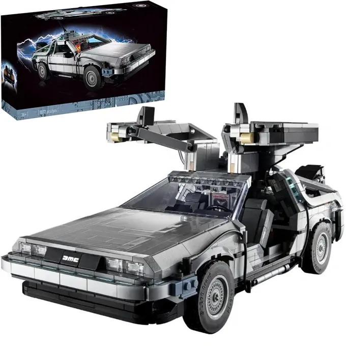 Купити Конструктор DeLorean DMC-12 1872 деталі Де Лоріан автомобіль назад у майбутнє за 1990 грн