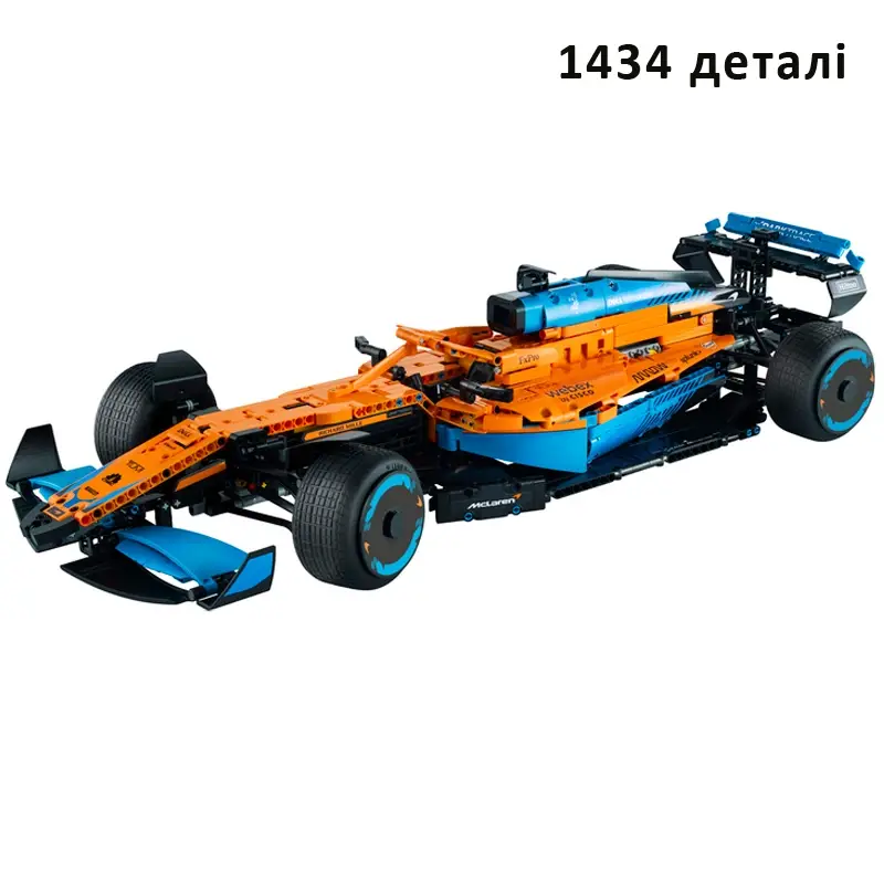 Купити Конструктор Technic McLaren F1 1434 деталі болід формула 1 Макларен 42141 сумісний з LEGO лего за 1499 грн