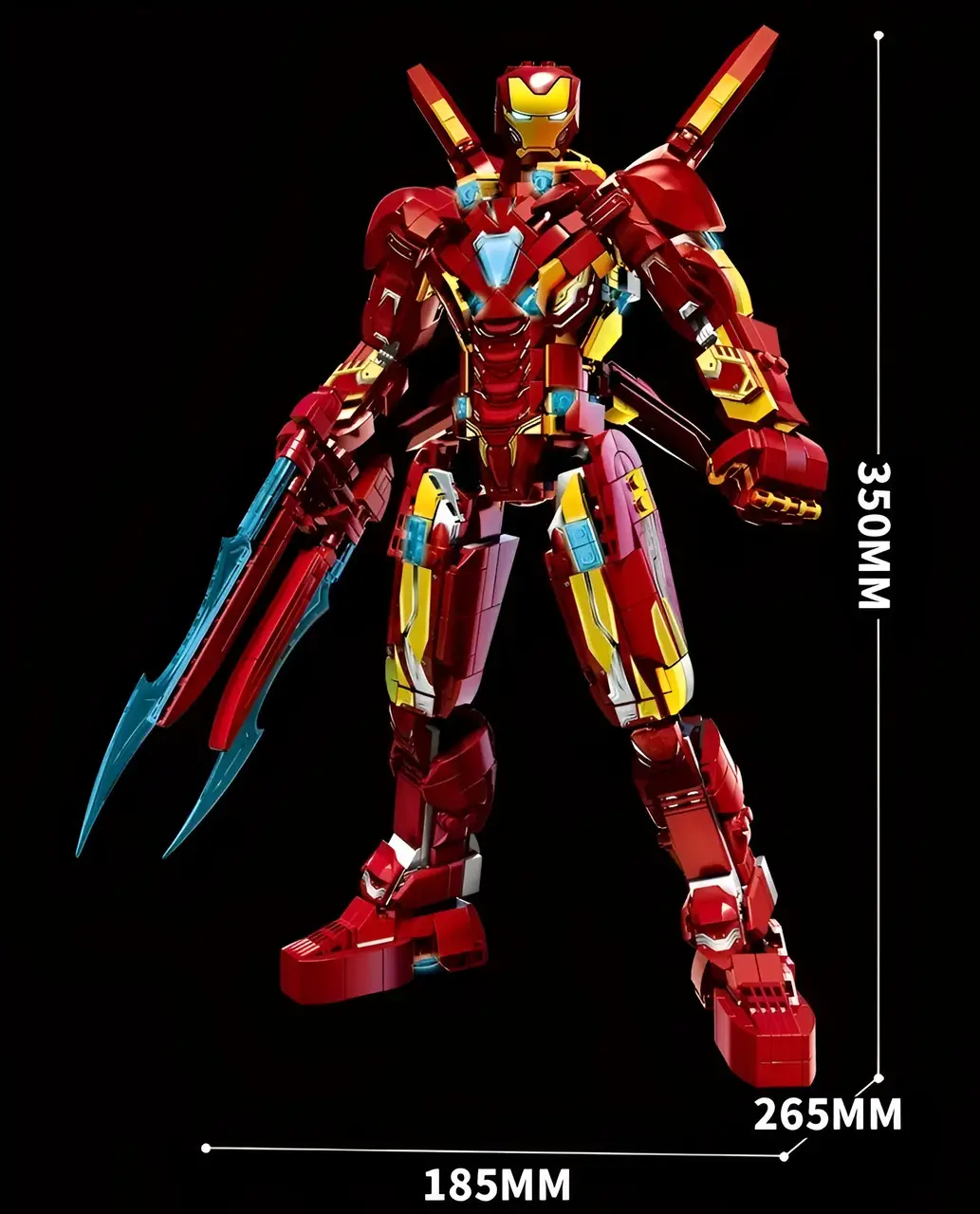 Купити Конструктор Залізна людина MK50 Iron Man Марвел 1568 деталей за 1080 грн
