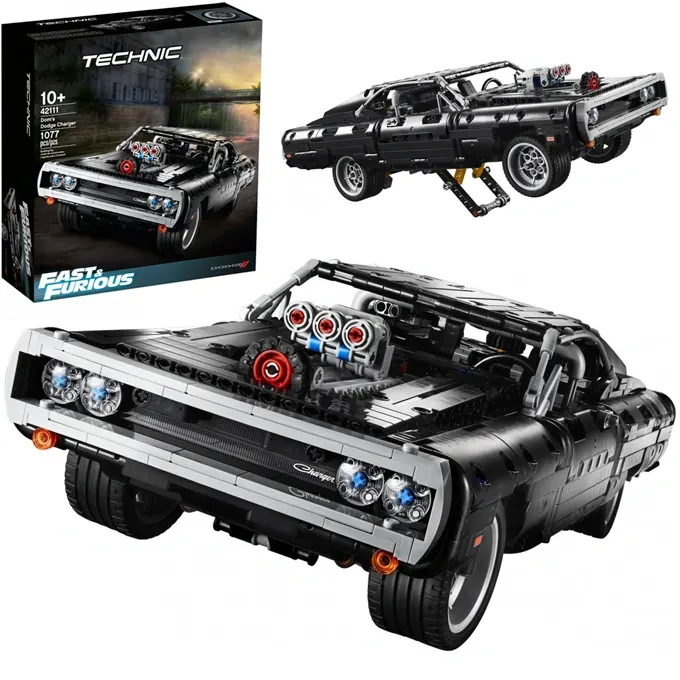 Купити Конструктор Technic Dodge Charger 1077 деталей авто Домініка Торетто машинка Додж сумісний з LEGO лего за 1590 грн