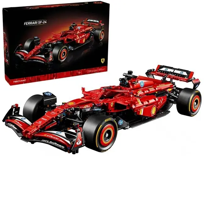 Купити Конструктор Technic F1 Ferrari SF-24 1361 деталей формула 1 феррарі 1:8 (42207) сумісний з LEGO лего за 2390 грн