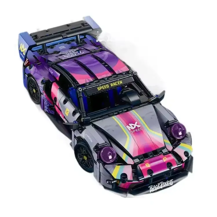 Купити Конструктор Technic Porsche 911 RSR 1288 деталей машинка Порше Cyberpunk автомобіль технік за 990 грн