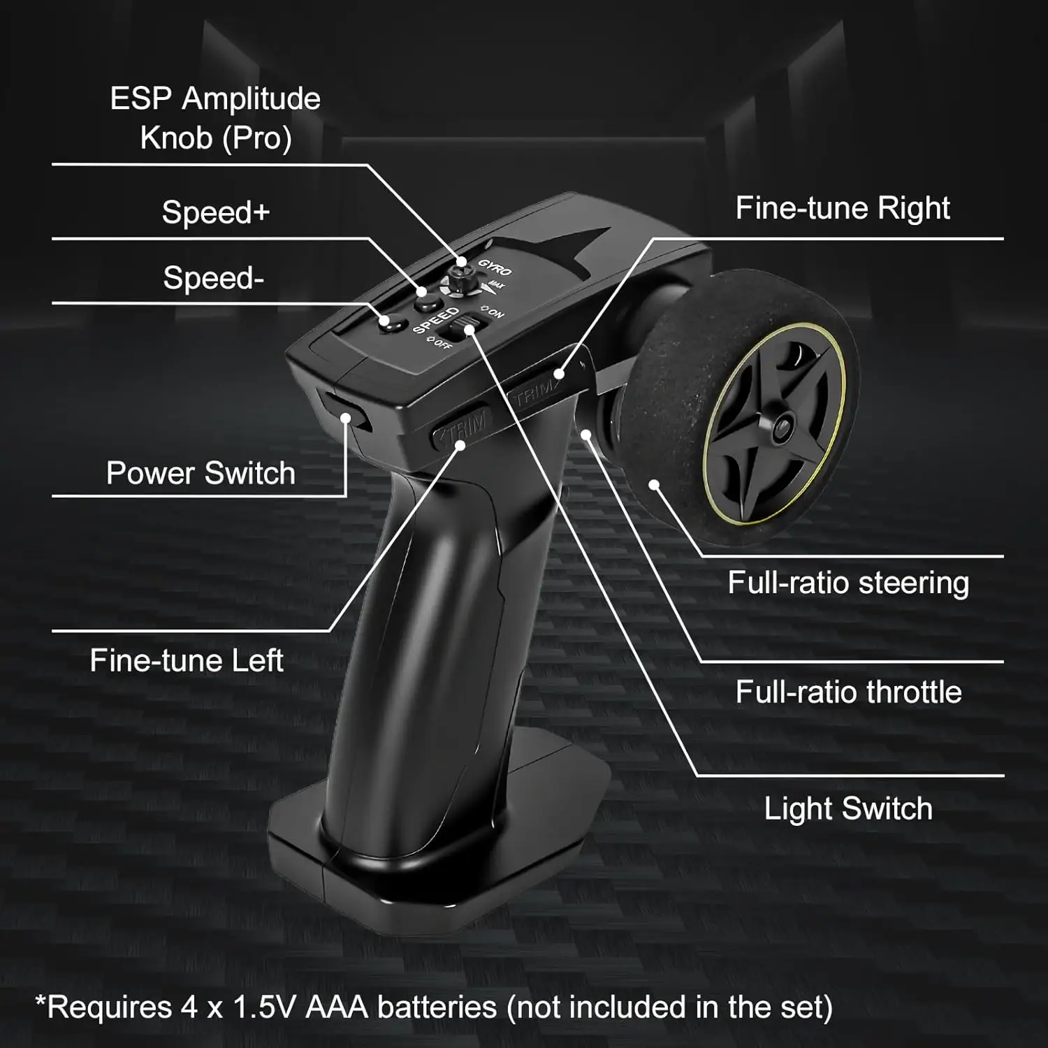 Купити Машинка для дрифту міні Jiabaile Drift Car 1/43 4WD на радіокеруванні з гіроскопом Nissan Skyline GTR R34 4302 за 2190 грн