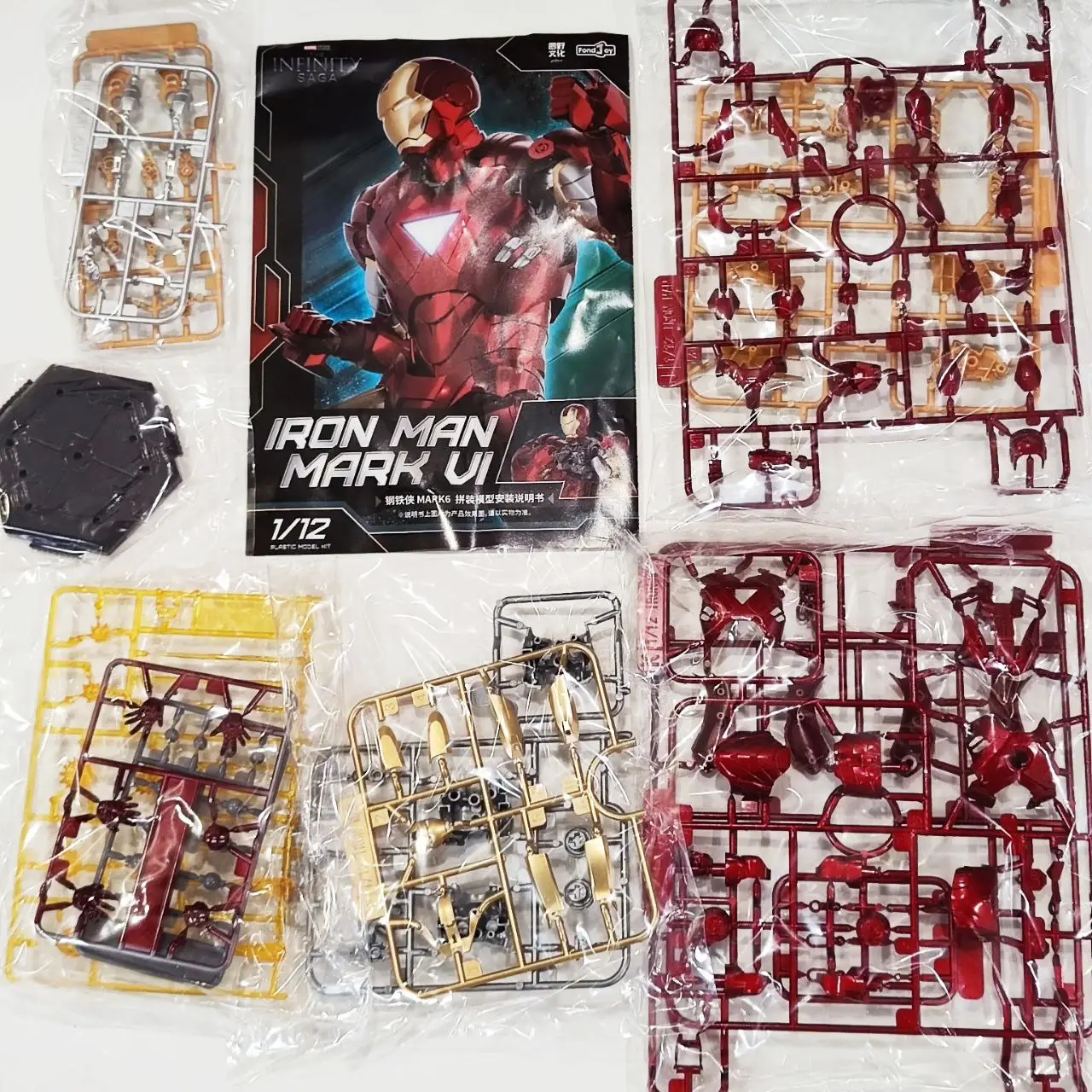 Купити Фігурка Iron Man Mark 6 KIT Набір Infinity Saga MK6 комплект Марвел масштаб 1/12 за 980 грн