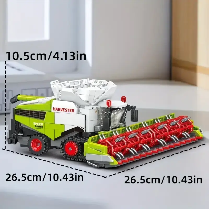 Купити Конструктор комбайн 873 деталей рухомі елементи Farming Simulate Mingdi за 780 грн