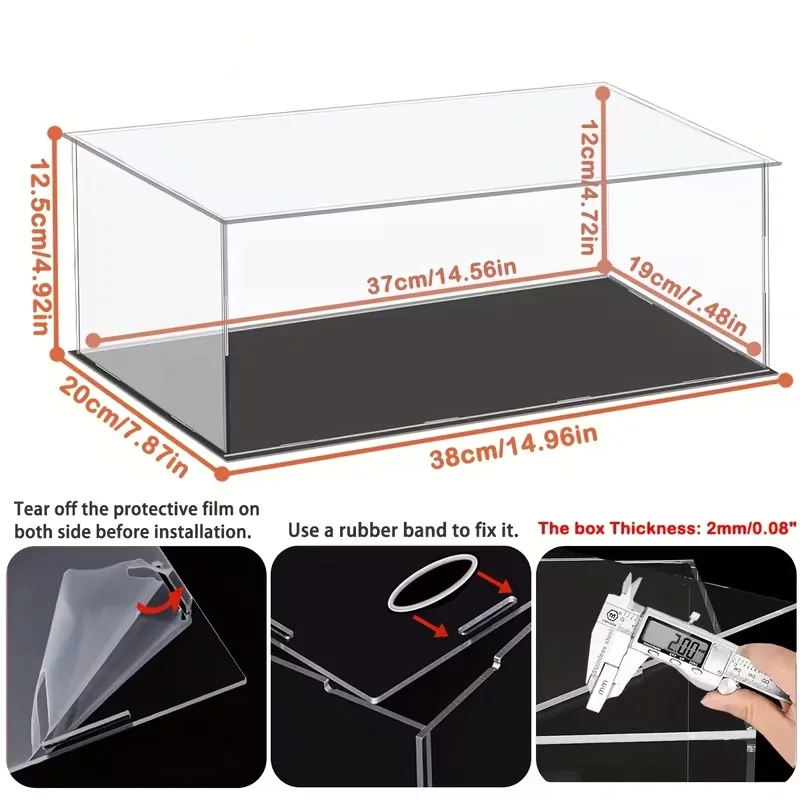 Купити Бокс акриловий для машинок конструкторів вітрина моделей масштабу 1:14 за 370 грн