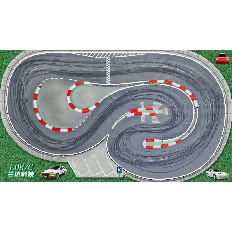 Купити Траса килимок для дрифт машинки LDRC 2x3,5 м дрифт-трек за 1490 грн