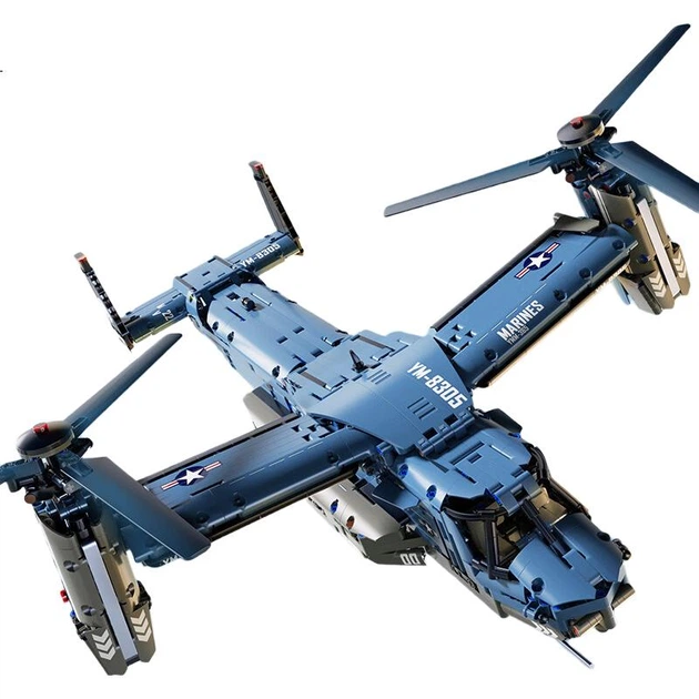 Купити Конструктор військовий вертоліт Osprey на 1485 деталей гелікоптер за 1290 грн