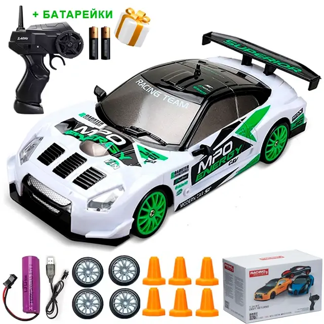 Купити Машинка для дрифта на радіокеруванні 1:24 Nissan GT-R 4WD / Ніссан гтр на радіокеруванні дрифт за 650 грн