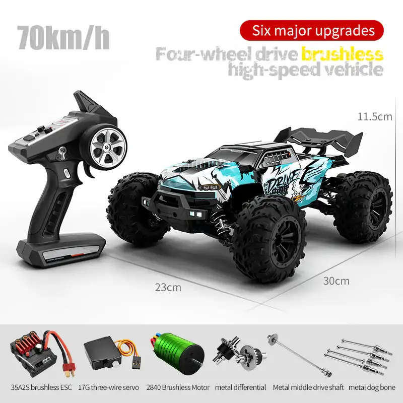 Купити Машинка на радіокеруванні Drive PRO 70 км/год 1:16 4WD Q117B Автомобіль монстер трак за 3840 грн