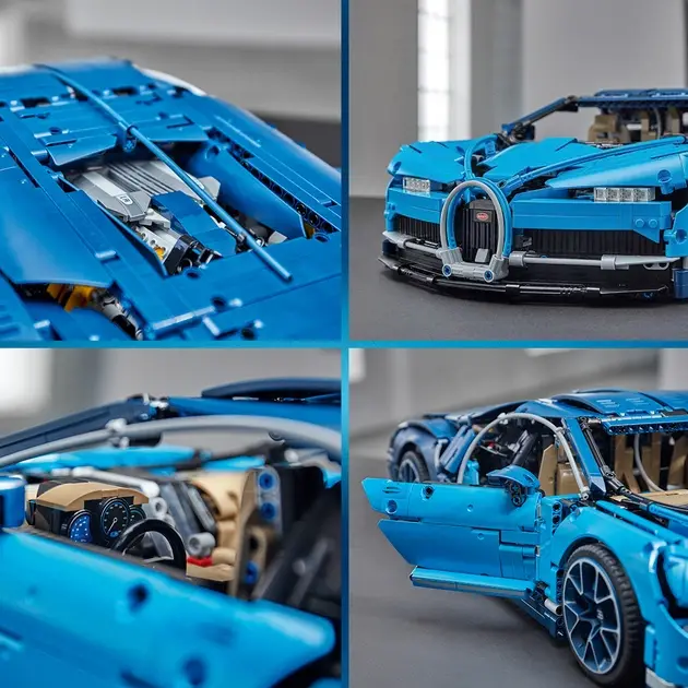 Купити Конструктор Technic Bugatti Chiron 4031 деталі машинка Бугатті 1:8 (42083) сумісний з LEGO лего за 3690 грн