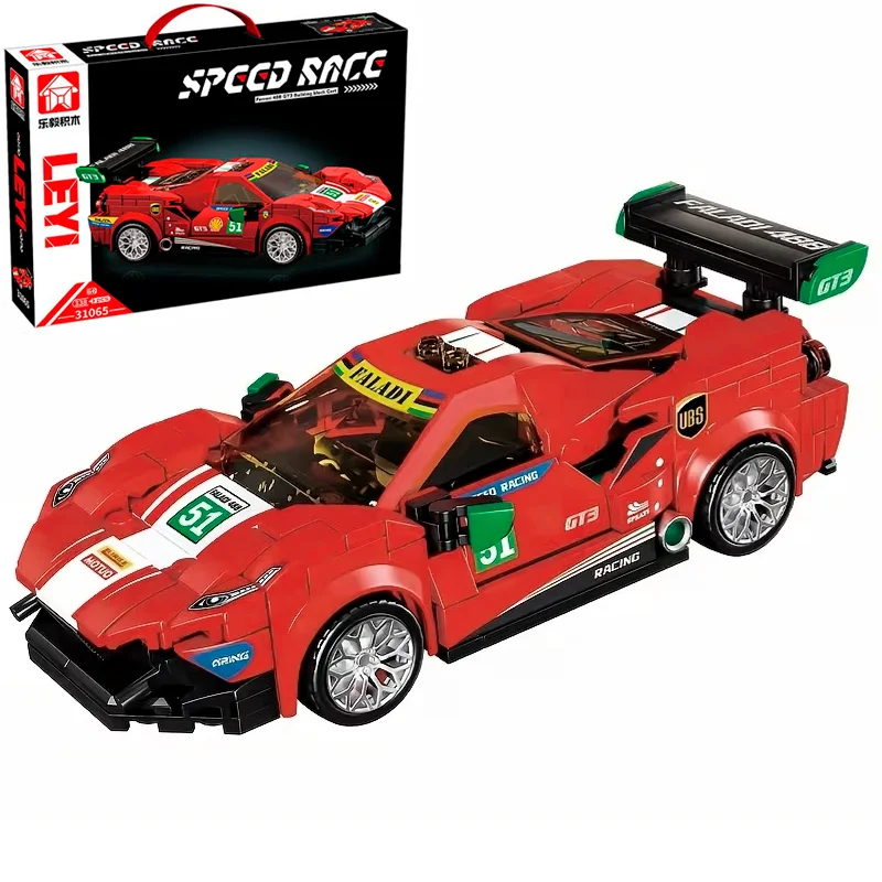 Купити Конструктор Ferrari 488 GT3 338 деталей машинка феррарі за 399 грн