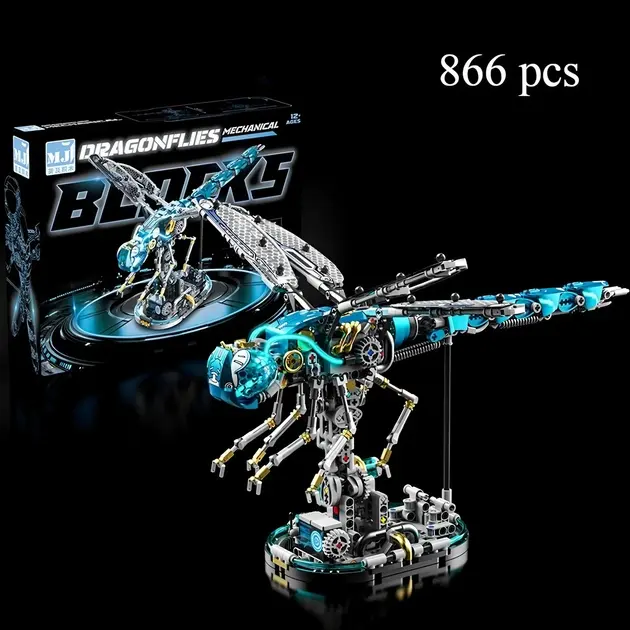 Купити Конструктор механічний бабка - стрикоза Dragonfly MJI 866 деталей за 1090 грн