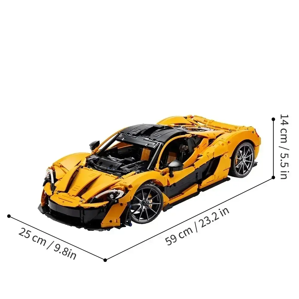 Купити Конструктор Technic McLaren P1 3893 деталі машинка макларен 1:8 (42172) сумісний з LEGO лего за 3690 грн