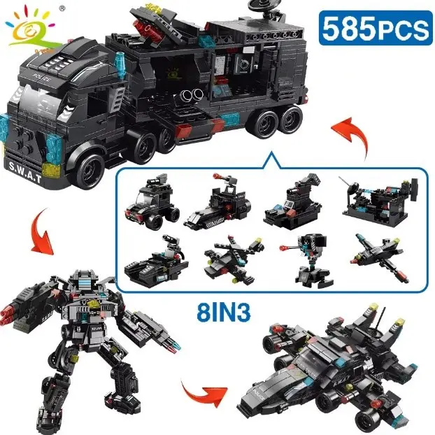 Купити Конструктор 585 деталей міська поліція Lego SWAT 8в3 за 490 грн