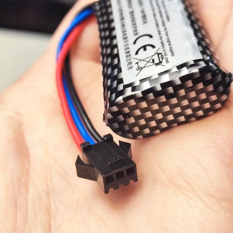 Купити Акумулятор DJY 7.4V 500 mAh Li-ion 14500 SM 3 pin для машинки на радіокеруванні масштабу 1:16 за 230 грн