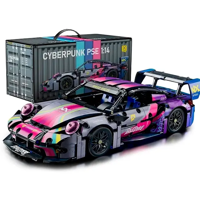 Купити Конструктор Technic Porsche 911 RSR 1288 деталей машинка Порше Cyberpunk автомобіль технік за 990 грн