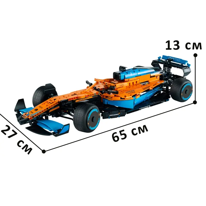 Купити Конструктор Technic McLaren F1 1434 деталі болід формула 1 Макларен 42141 сумісний з LEGO лего за 1499 грн