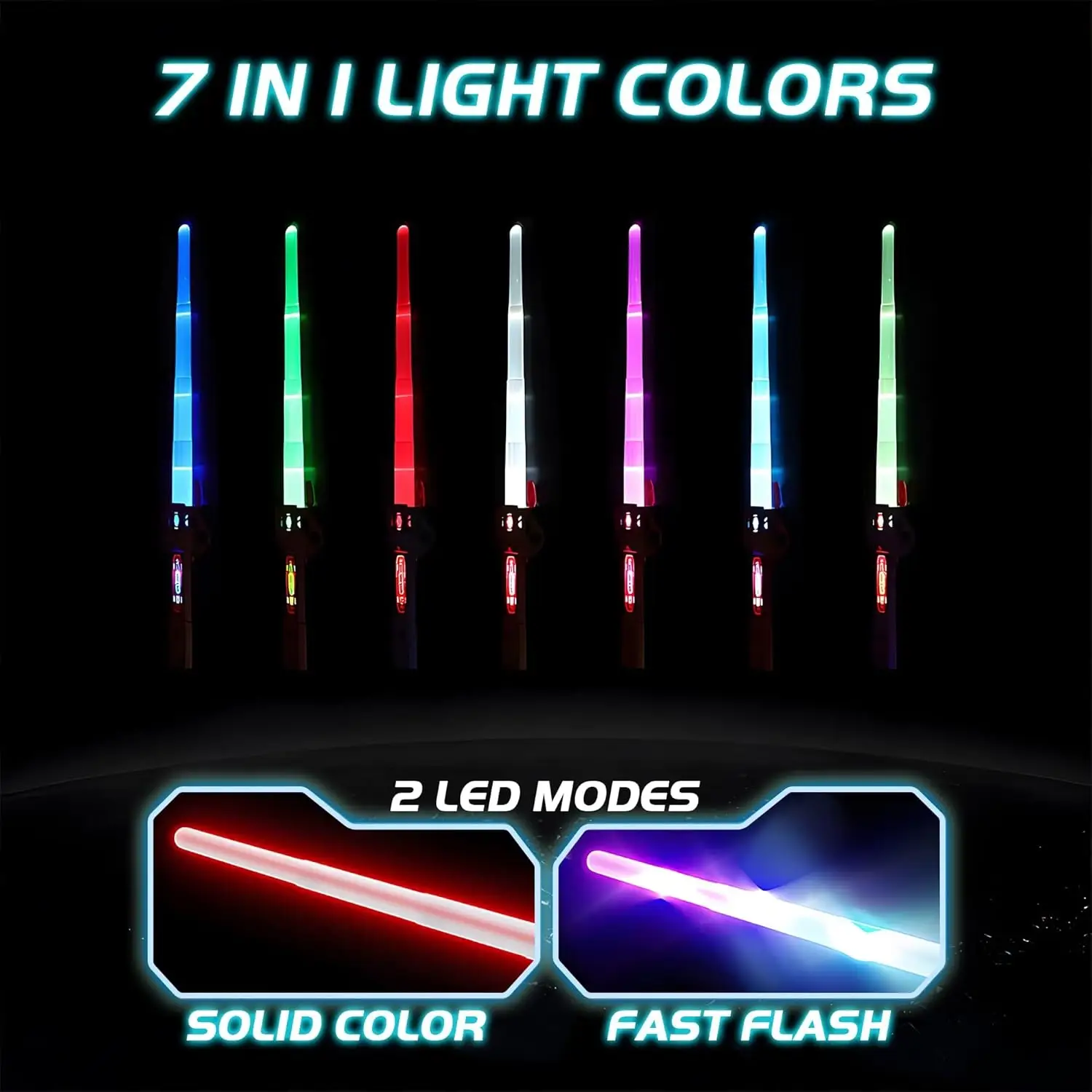 Купити Світловий меч Джедая Зоряні Війни лазерний зі світловими та звуковими ефектами на акумуляторі за 370 грн