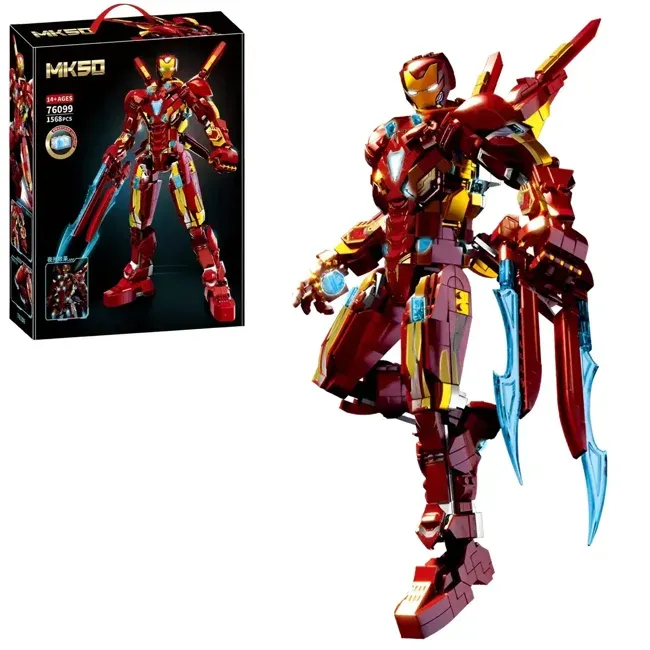 Купити Конструктор Залізна людина MK50 Iron Man Марвел 1568 деталей за 1080 грн