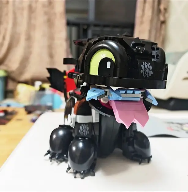 Купити 3D Конструктор Беззубик Як приборкати Дракона Нічна Фурія 855 деталей за 1080 грн
